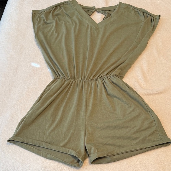 Large Pants - Olive Green Jumpsuit